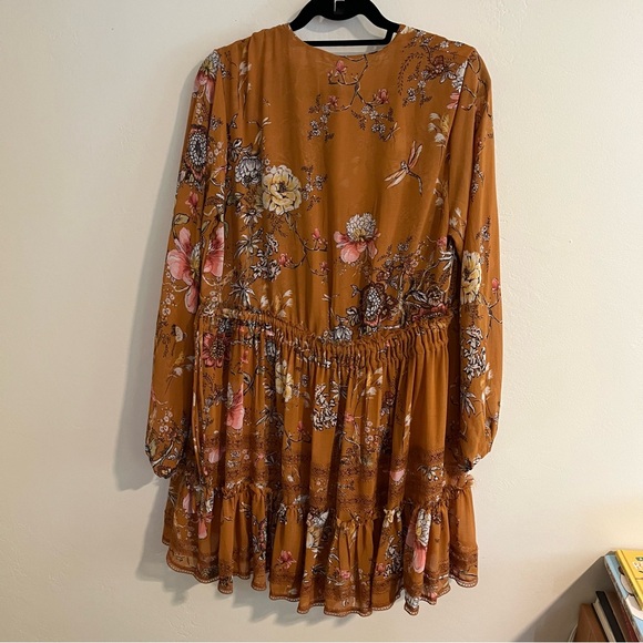 NWT Free People cherry blossom mini dress size S - Picture 4 of 8